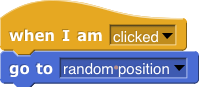 when I am clicked, go to [random position]