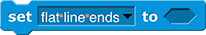 set (flat line ends) to 'predicate input slot'